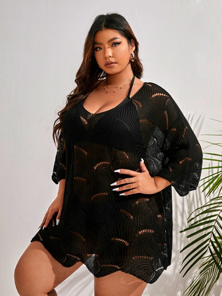 Saida de Praia Plus Size Vestido Cecília