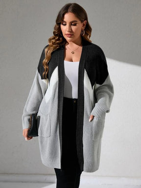 Cardigan Feminino Plus Size Estampado Fabí