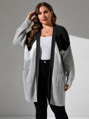 Cardigan Feminino Plus Size Estampado Fabí