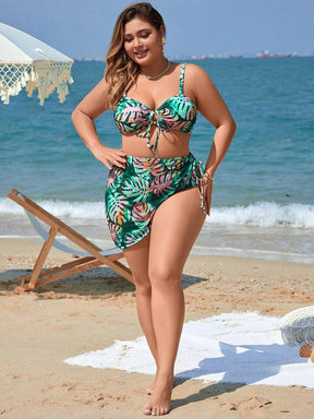 Biquíni Plus Size + Saia de Praia Fabiola