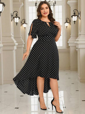 Vestido Feminino Plus Size Assimétrico Linda