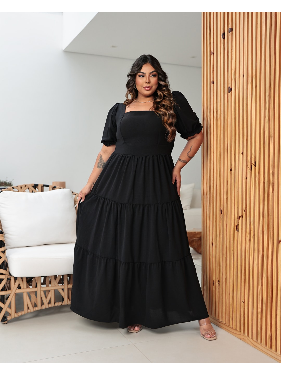 Vestido Plus Size Longo Vera