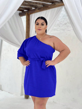 Vestido Plus Size Curto Mula Manca Paula