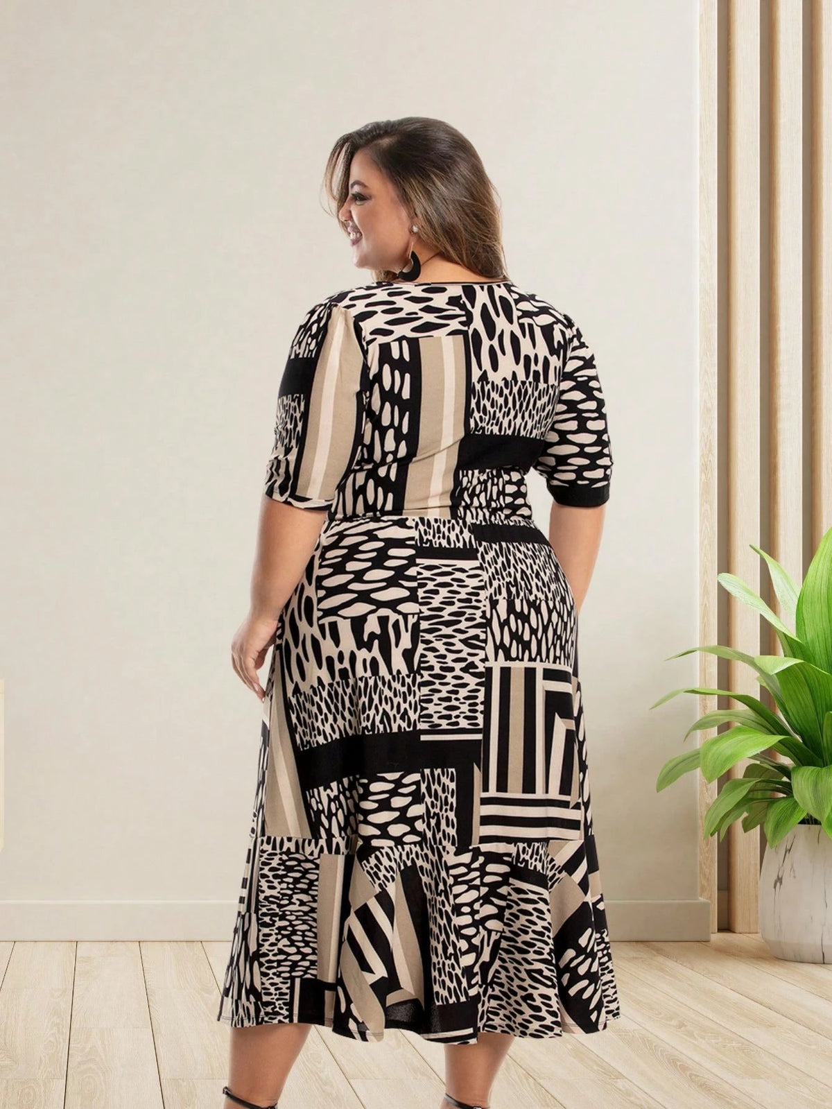 Vestido Plus Size Longo Luma