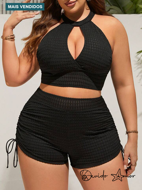 Biquíni Plus Size Shortinho Aella