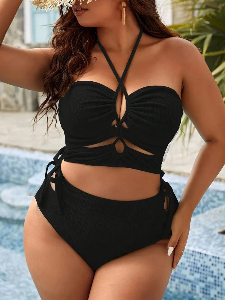 Biquini Plus Size Cintura Alta  Valentina