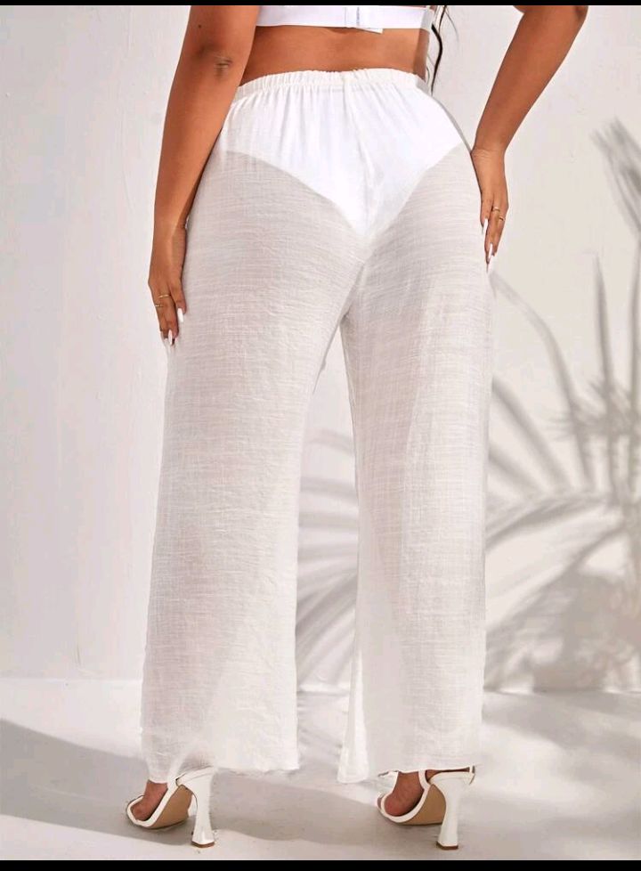 Saida de Praia Plus Size Calça Key