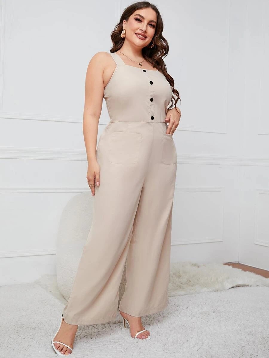 Macacão Feminino Plus Size Mara