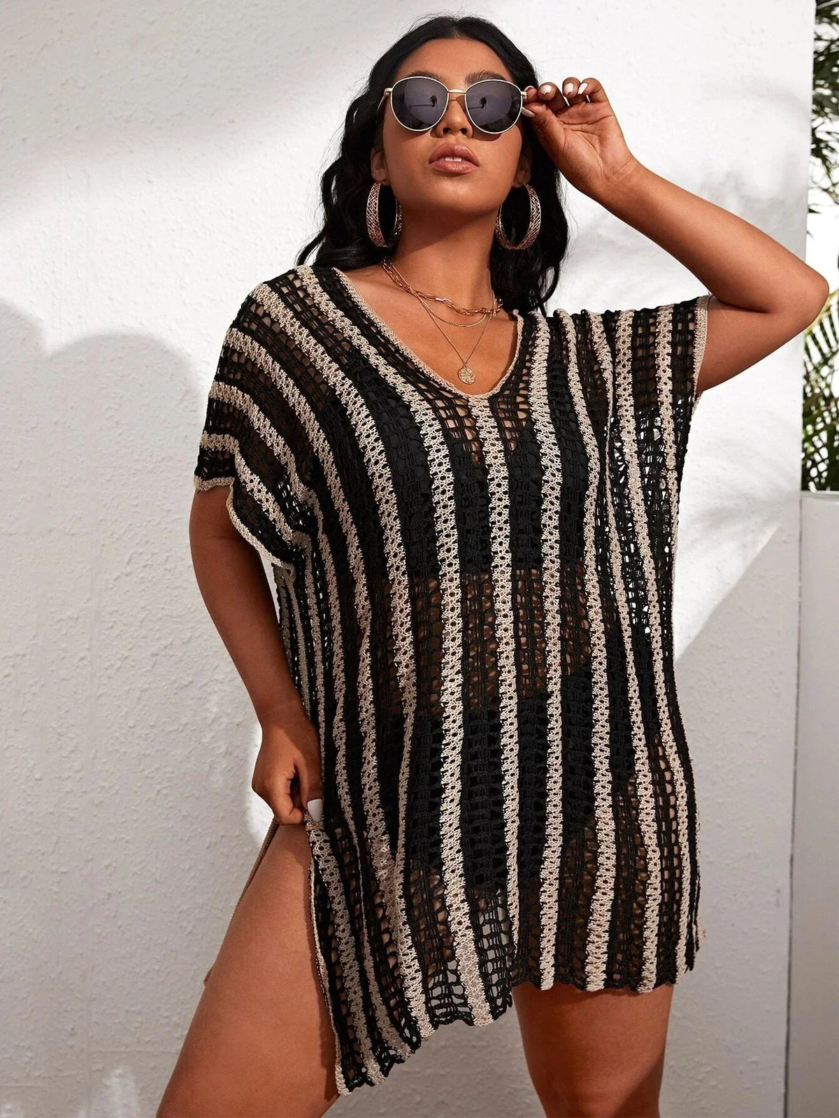 Saída De Praia Plus Size Clara