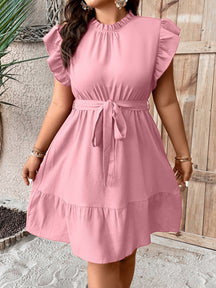 Vestido Curto Plus Size Aline