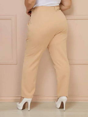 Calça Feminina Plus Size Alfaiataria Julia