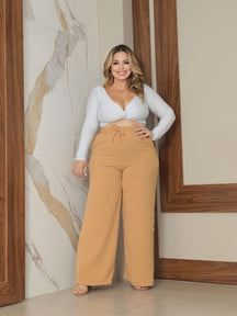 Calça Social Feminina Plus Size Nara