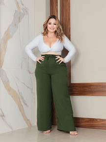 Calça Social Feminina Plus Size Nara