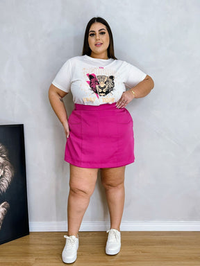 Camiseta Feminina Plus Size Katy