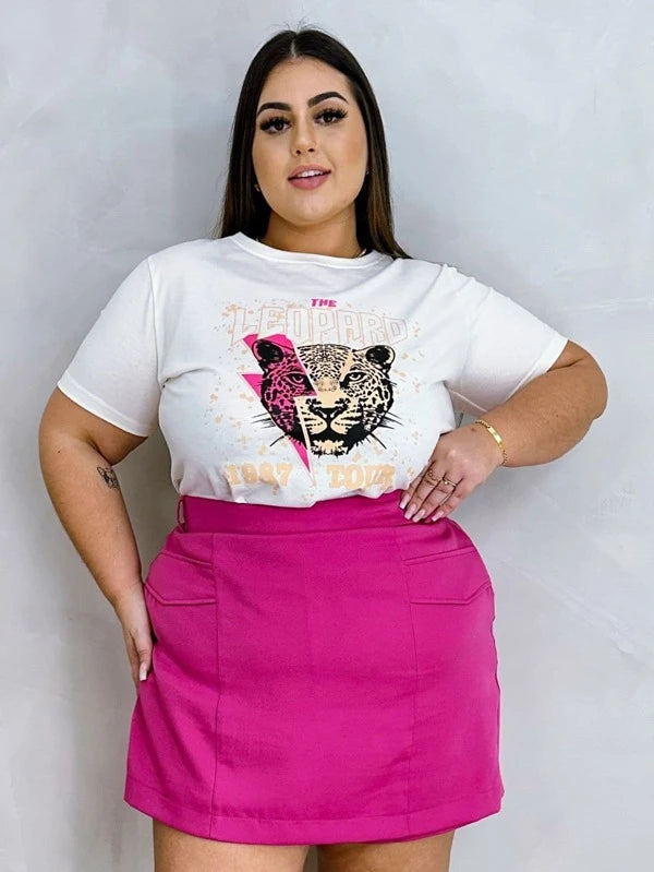 Camiseta Feminina Plus Size Katy