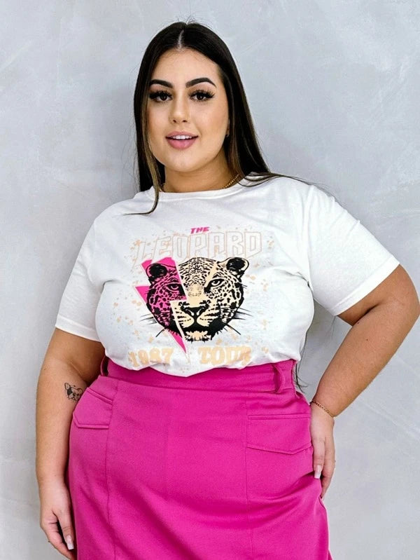 Camiseta Feminina Plus Size Katy