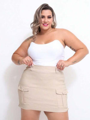 Saia Plus Size Verão Carol