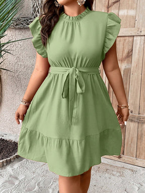 Vestido Curto Plus Size Aline