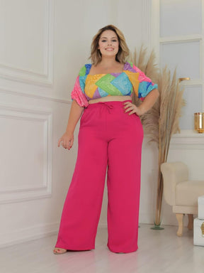 Calça Social Feminina Plus Size Nara