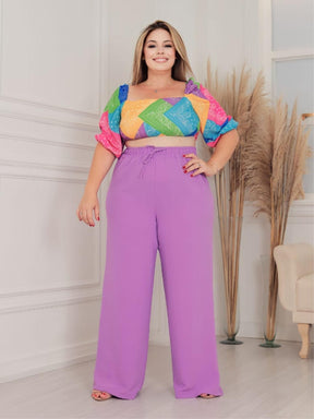 Calça Social Feminina Plus Size Nara